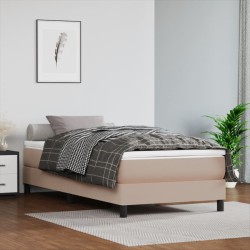 Matelas de lit à ressorts ensachés fermeté moyenne cappuccino 120x190x20 cm 620202620202