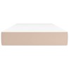 Matelas de lit à ressorts ensachés fermeté moyenne cappuccino 120x190x20 cm 620202620202