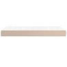 Matelas de lit à ressorts ensachés fermeté moyenne cappuccino 120x190x20 cm 620202620202