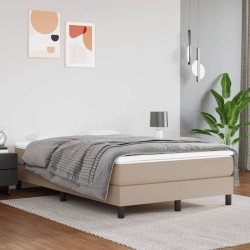 Matelas de lit à ressorts ensachés fermeté moyenne Cappuccino 120x200x20 cm 620203620203