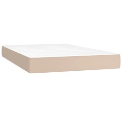 Matelas de lit à ressorts ensachés fermeté moyenne Cappuccino 120x200x20 cm 620203620203