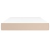 Matelas de lit à ressorts ensachés fermeté moyenne Cappuccino 120x200x20 cm 620203620203