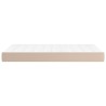 Matelas de lit à ressorts ensachés fermeté moyenne Cappuccino 120x200x20 cm 620203620203