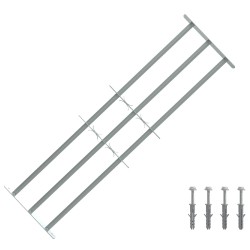 Grille de sécurité pour fenêtres avec 3 barres transversales 620204620204