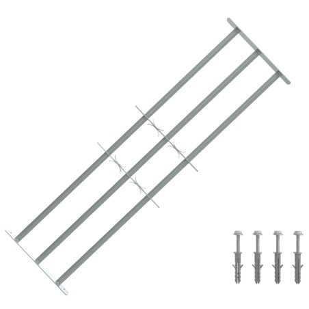 Grille de sécurité pour fenêtres avec 3 barres transversales 620204620204