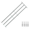 Grille de sécurité pour fenêtres avec 3 barres transversales 620204620204