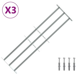 Grille de sécurité pour fenêtres avec 3 barres transversales 620204620204