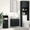 Meuble de Lavabo de Salle de Bain Chêne noir 60 x 30 x 60 cm 620205620205