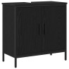 Meuble de Lavabo de Salle de Bain Chêne noir 60 x 30 x 60 cm 620205620205
