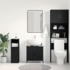Meuble de Lavabo de Salle de Bain Chêne noir 60 x 30 x 60 cm 620205620205