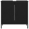 Meuble de Lavabo de Salle de Bain Chêne noir 60 x 30 x 60 cm 620205620205