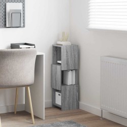 Meuble d'angle Gris Sonoma 25,5x25x80cm Bois d'ingénierie 620206620206