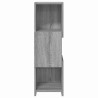 Meuble d'angle Gris Sonoma 25,5x25x80cm Bois d'ingénierie 620206620206