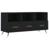 Meuble TV noir 102x36x50 cm bois d'ingénierie 620207620207