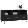 Meuble TV noir 102x36x50 cm bois d'ingénierie 620207620207