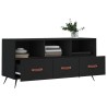 Meuble TV noir 102x36x50 cm bois d'ingénierie 620207620207