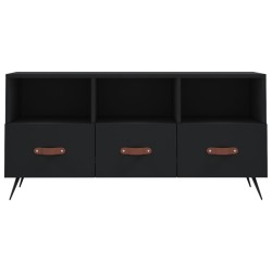Meuble TV noir 102x36x50 cm bois d'ingénierie 620207620207
