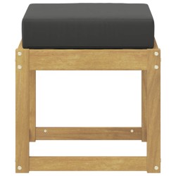 Banc de Jardin Blanc 43 x 43 x 45 cm Bois d'Acacia Massif 620210620210