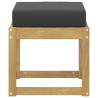 Banc de Jardin Blanc 43 x 43 x 45 cm Bois d'Acacia Massif 620210620210