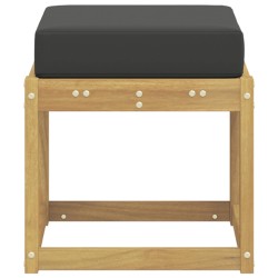 Banc de Jardin Blanc 43 x 43 x 45 cm Bois d'Acacia Massif 620210620210