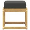 Banc de Jardin Blanc 43 x 43 x 45 cm Bois d'Acacia Massif 620210620210