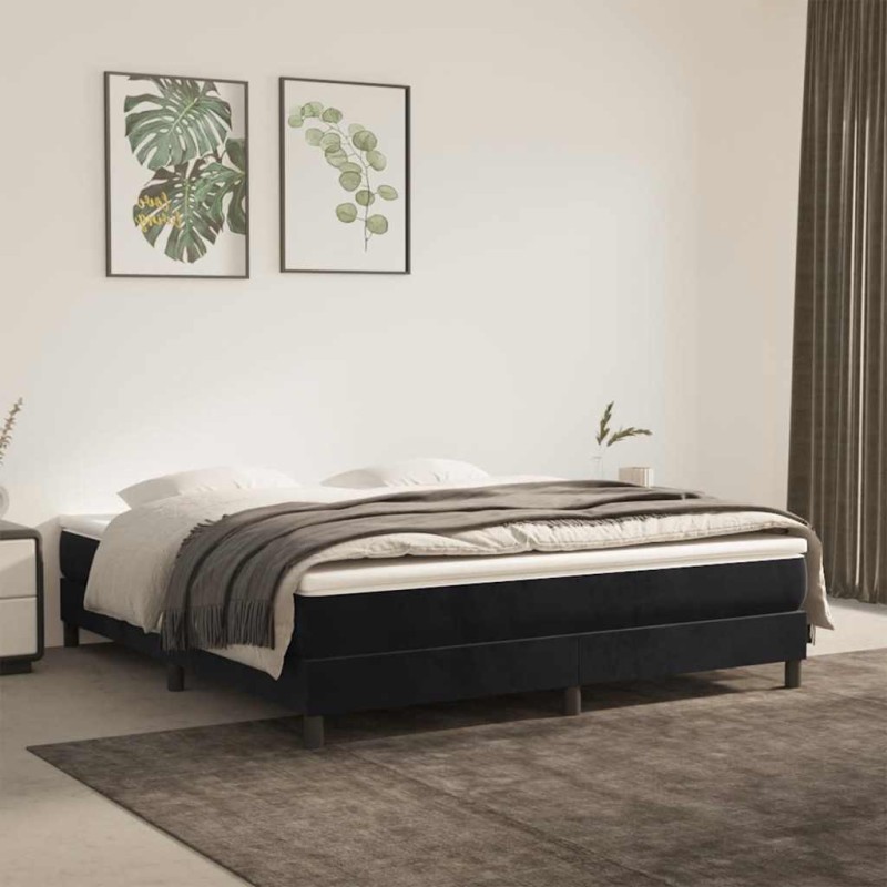 Matelas à ressorts ensachés 160 x 210 cm Noir 620212620212