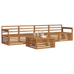 Ensemble de canapés d'extérieur 5 pcs Naturel 620218620218