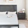 Matelas Blanc 140 x 190 cm Tissu jacquard 620223620223