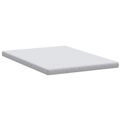 Matelas Blanc 140 x 190 cm Tissu jacquard 620223620223