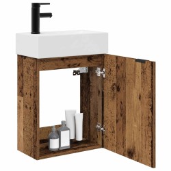 Meuble de salle de bain avec robinet Bois ancien 620226620226