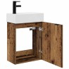 Meuble de salle de bain avec robinet Bois ancien 620226620226