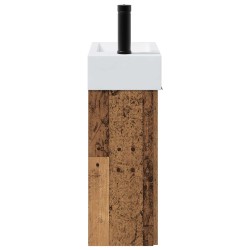 Meuble de salle de bain avec robinet Bois ancien 620226620226