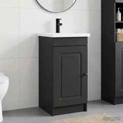 Meuble de salle de bain avec évier Noir 42 x 40 x 84,5 cm 620229620229