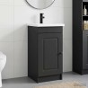 Meuble de salle de bain avec évier Noir 42 x 40 x 84,5 cm 620229620229