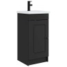 Meuble de salle de bain avec évier Noir 42 x 40 x 84,5 cm 620229620229