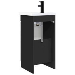 Meuble de salle de bain avec évier Noir 42 x 40 x 84,5 cm 620229620229
