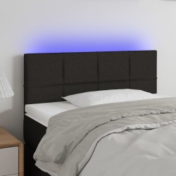 Tête de lit à LED Noir 90x5x78/88 cm Tissu 620230620230