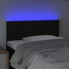 Tête de lit à LED Noir 90x5x78/88 cm Tissu 620230620230