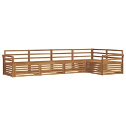 Ensemble de canapés d'extérieur 5 pcs Naturel 620231620231
