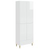 Ensemble de Meubles 2 pcs Blanc brillant 66 x 34,5 x 95 cm 620235620235