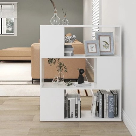 Bibliothèque/Séparateur de pièce Blanc 80x24x94 cm 620236620236