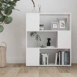 Bibliothèque/Séparateur de pièce Blanc 80x24x94 cm 620236620236