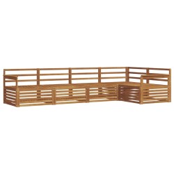 Ensemble de canapés d'extérieur 5 pcs Naturel 620237620237