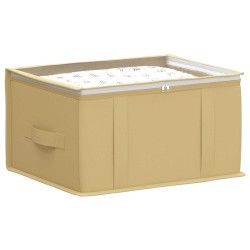 Boîte de rangement avec fenêtre transparente 6 pcs Crème 620241620241