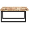 Étagère de vasque murale acier et bois massif d'acacia 620244620244