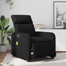 Fauteuil de massage inclinable électrique noir similicuir 620247620247