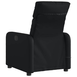 Fauteuil de massage inclinable électrique noir similicuir 620247620247