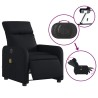 Fauteuil de massage inclinable électrique noir similicuir 620247620247