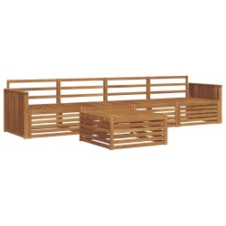 Ensemble de canapés d'extérieur 5 pcs Naturel 620253620253