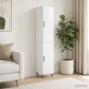 Ensemble de Meubles 2 pcs Blanc brillant 33 x 34,5 x 89,5 cm 620258620258